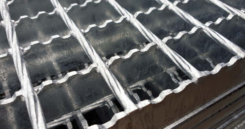 Kraty pomostowe serrated zgrzewane ocynkowane